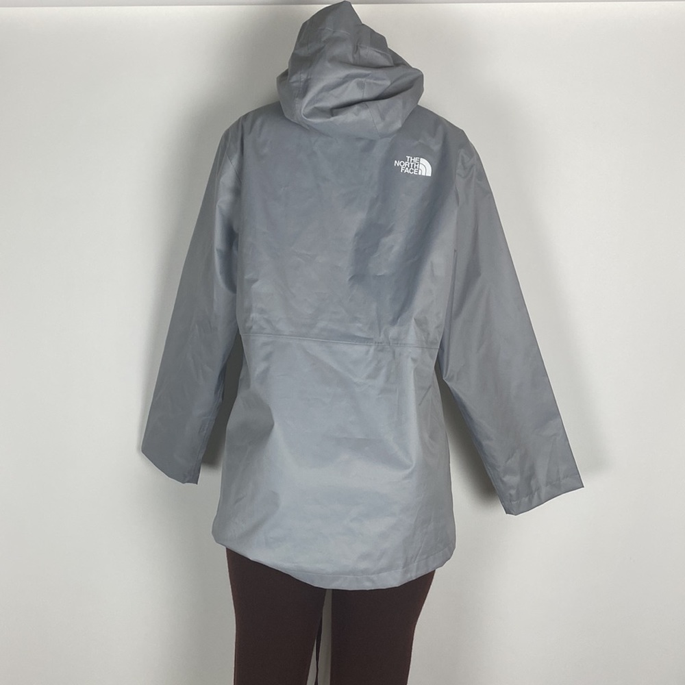 THE NORTH FACE Girls Mix-N-Match Dryvent Waterproof Jacket Grey Size XL. - Picture 3 of 10